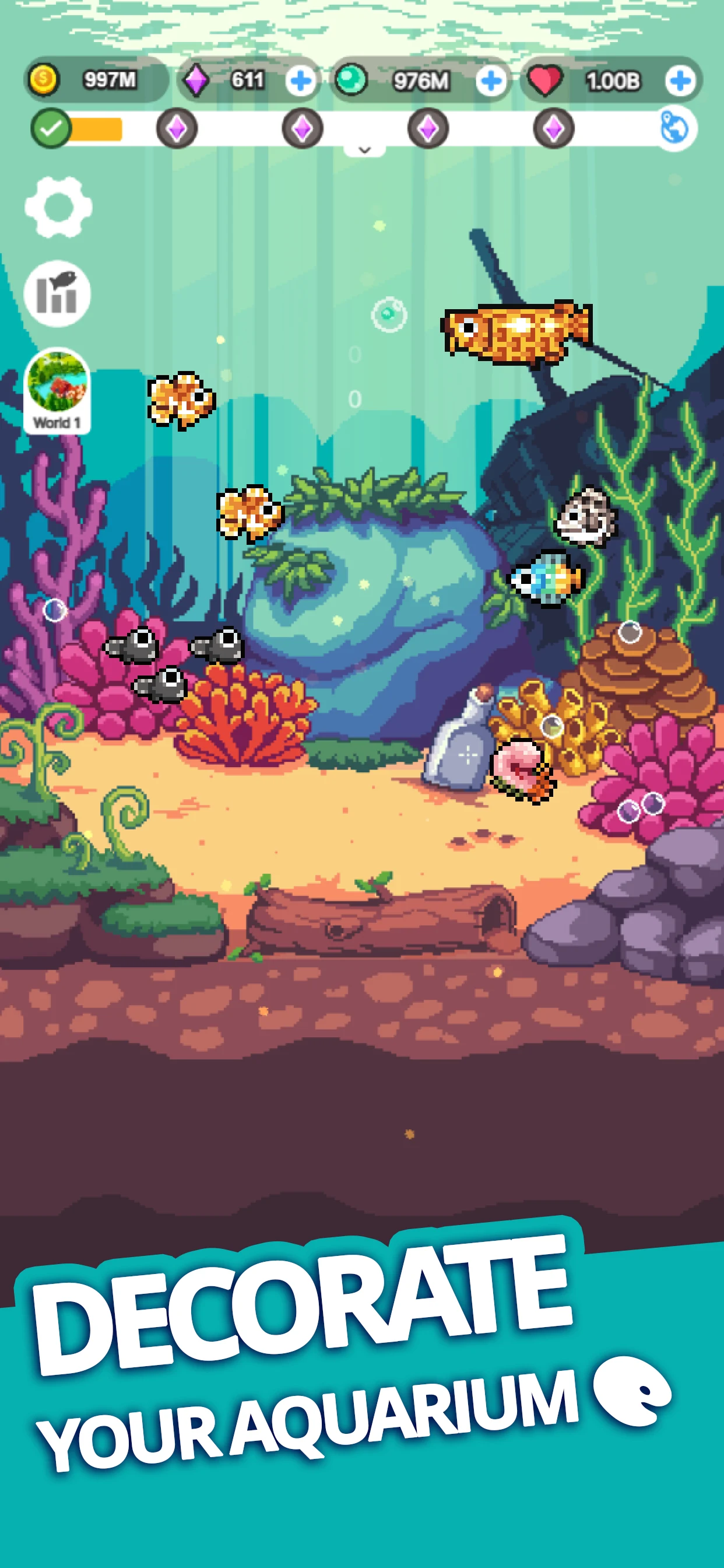 Idle Fishing & Aquarium screenshot